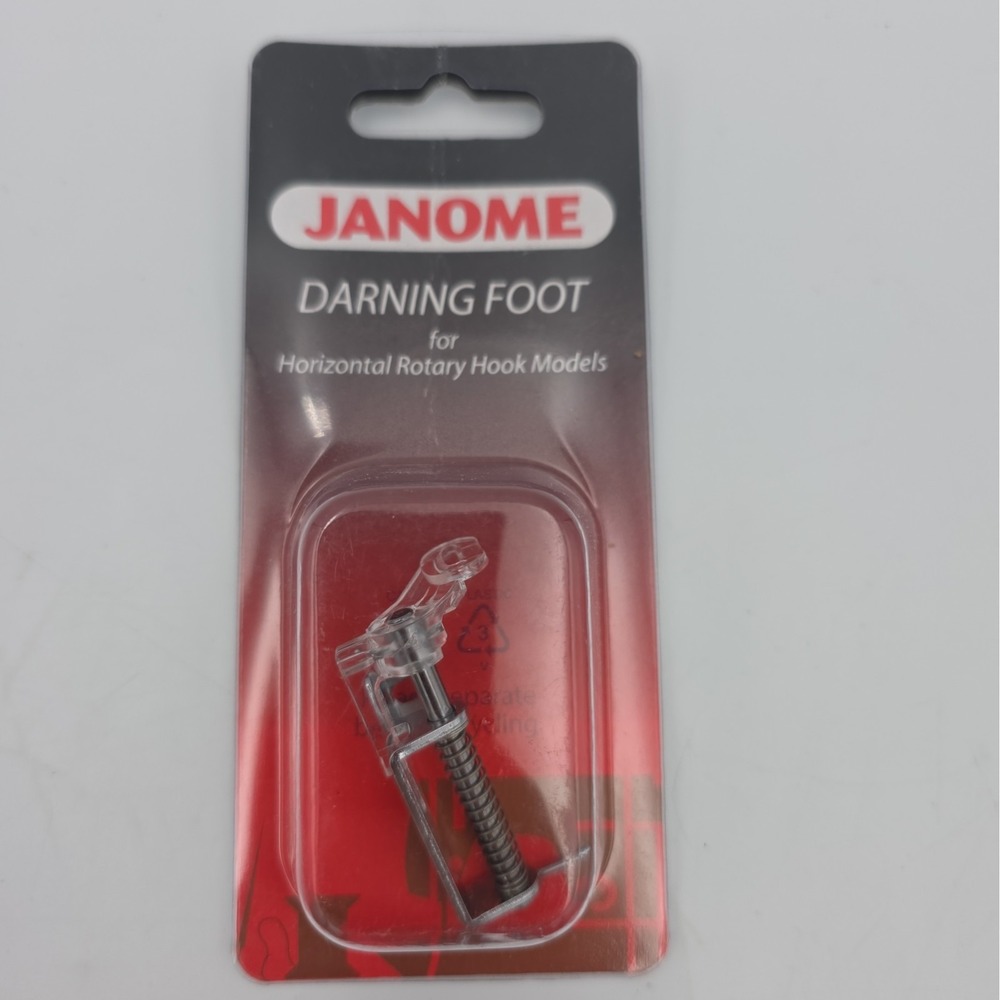 Darning Free Motion Embroidery Foot 200349000 For Janome Horizontal Rotary Hook